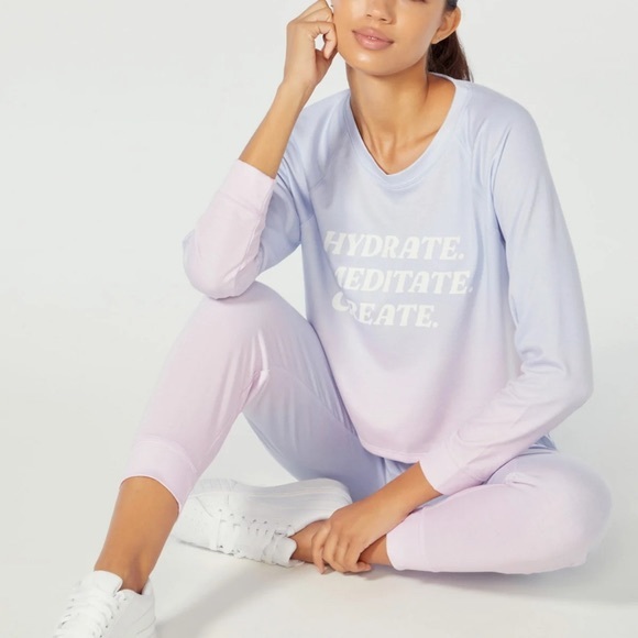 Wildfox Shore Ombre Pullover and Jogger Set - Picture 2 of 8
